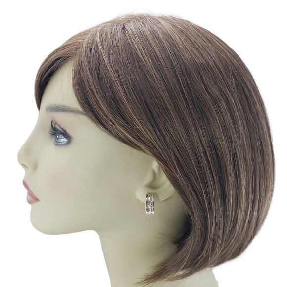 Vintage 14 Karat Yellow Gold and Diamond Earrings #15496 - Picture 8 of 9